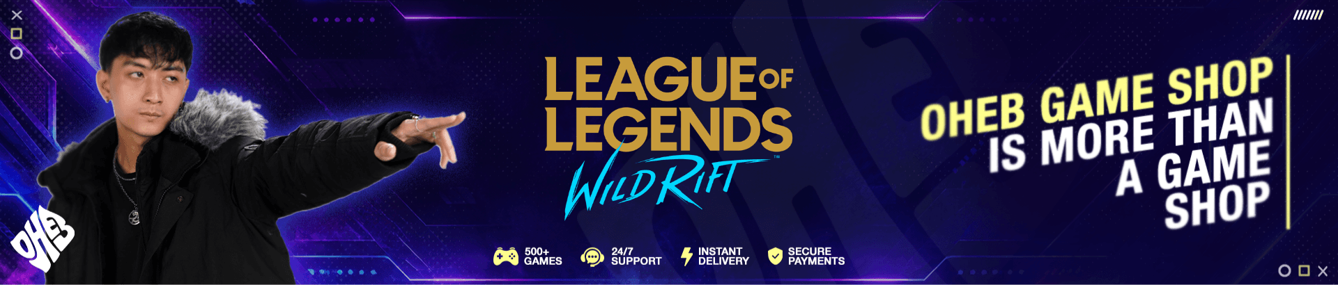 LEAGUE OF LEGENDS : WILD RIFT banner